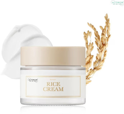 ACTIWOW Korean Rice Cream Light Feel Moisturizer(50 g)