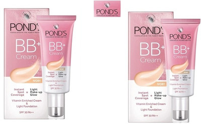 POND's BB+ CREAM SPF30 PA++ 30GRM IVORY SHADE (2PC)(60 g)