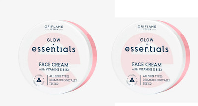Oriflame Sweden Essentials Glow Essentials Face Cream with Vitamins E & B3 pack of 2(150 ml)