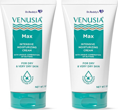 venusia Max Intensive Moisturizing Cream For Dry Skin To Very Dry Skin, 150 gmxpack of 2(300 g)