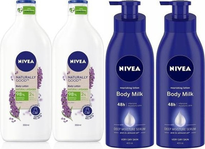 NIVEA Nourishing Lotion Body Milk With Deep Moisturizer Serum And 2X Almond Serum(1500 ml)