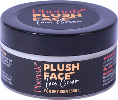 Phenak Plush Face Cream with Silk Protein For Hydration & Smoother Skin(50 g)