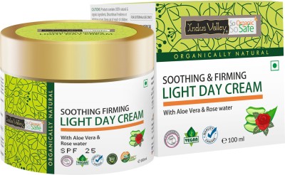 Indus Valley Soothing Firming Light Day Cream With Aloe Vera & Rose Water For Men & Women(100 ml)