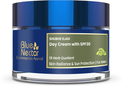 Blue Nectar Brightening Day Cream for Men with SPF 30, Eladi, for Oily & Dry Skin(50 g)