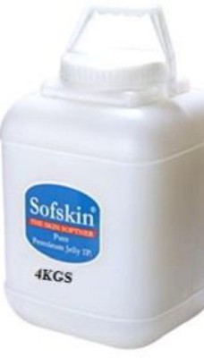 Sofskin Pure White Petroleum jelly IP - No Smell - 4 Kgs.(4 kg)