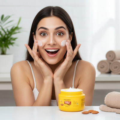 KAIASHA honey and almond cream Glowing Soft Smooth Skin Body Moisturizer Cream(200 ml)