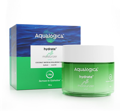 Aqualogica Hydrate+ Gel Moisturizer with Coconut Water & Hyaluronic Acid for Deep Hydration(100 g)