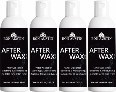 Bon Austin After Waxing Soothing Lotion|Prevents the Skin From Itchness Pack of 4 of 100ML(400 ml)