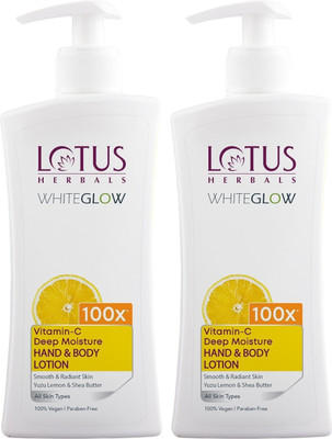 LOTUS HERBALS WhiteGlow Vitamin C Deep Moisture Hand & Body Lotion(800 ml)