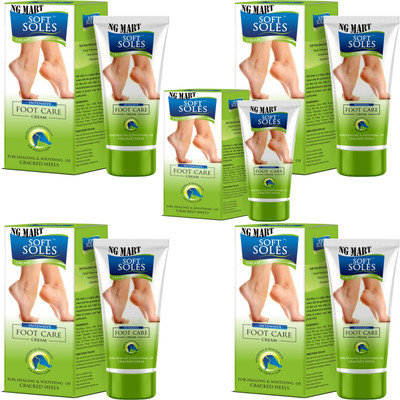 NG MART SOFTSOLES FOOT CREAM FOR SOFTNING HEAL PACK OF - 5(150 g)
