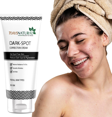 7days natural Dark Spot Remover Cream For Remove Pimple Marks, Acne Scar Blemishes(50 g)