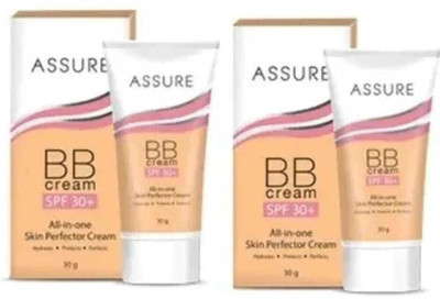 ASSURE BB Skin Perfecting Cream with SPF 30+ (30g) Pack of 2(550 ml)