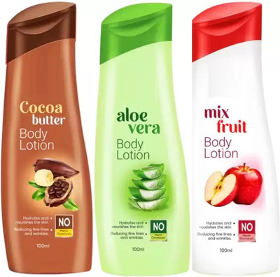 SHEFFO Mix Fruit ,Aloevera & Cocoa Love Nourishing Body Lotion(300 ml)
