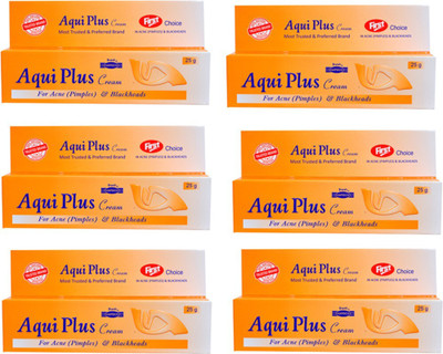 HAPDCO AQUI PLUS CREAM FOR ACNE 25 G-PACK OF 6(300 g)