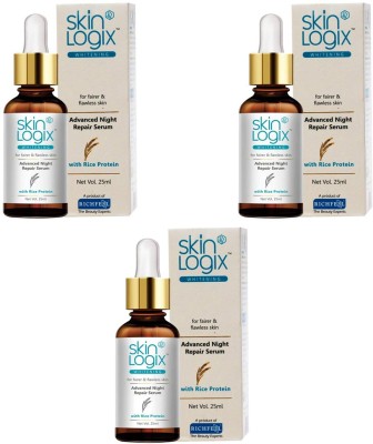 RICHFEEL Skin Logix Whitening Advanced Night Repair Serum 25 Ml Pack of 3(75 ml)