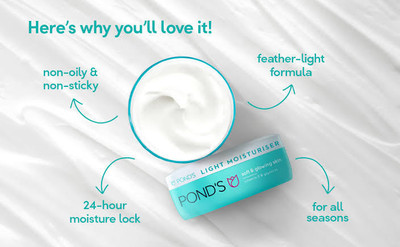 POND's light moisturiser non-oily fresh feel 100ml(100 ml)