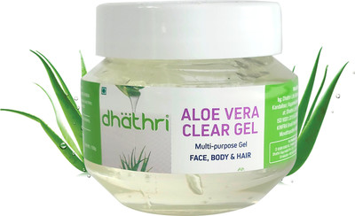 Dhathri Aloe Vera Gel For Skin |Pure Aloevera Gel for Hair |Multipurpose Clear Gel(100 g)