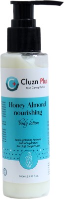 Cluzn Plus Honey Almond Nourishing Body Lotion for Women with Deep Hydration(100 ml)