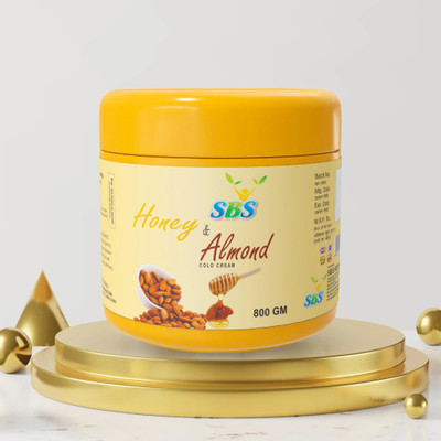 SBS Nourishing Honey & Almonds Skin Cream with Vitamin E, Natural Sunscreen(800 g)