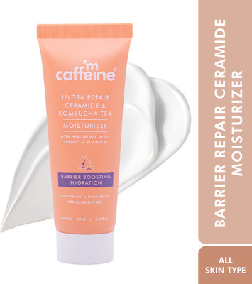 mCaffeine Kombucha Hydra Repair Face Moisturizer | Ceramide, Hyaluronic for Barrier Care(50 ml)