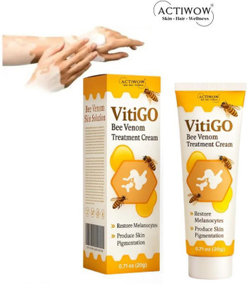 ACTIWOW Vitigo Bee Venom Cream for Child-Friendly Bundle cream Moisturizer(100 g)