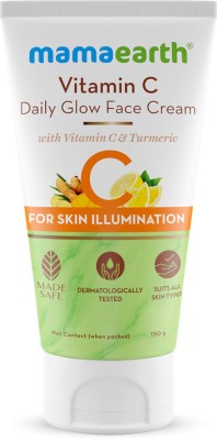 MamaEarth Vitamin C Daily Glow Face Cream With Vitamin C & Turmeric for Skin Illumination  (150 g)