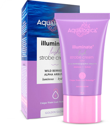 Aqualogica Illuminate+ Lush Strobe Cream with Wild Berries and Alpha Arbutin(30 g)