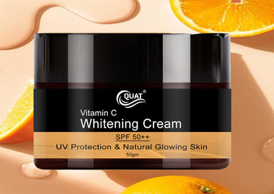 QUAT The Luxe Touch: Advanced Vitamin C Cream with K-Beauty Brightening Complex(50 g)