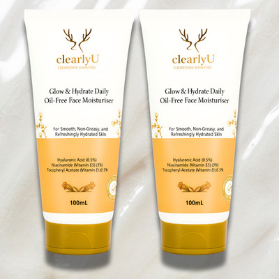 clearlyU Feather-Light Moisturiser for Daily Hydration Unisex 200 ml(200 ml)