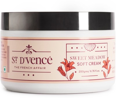 ST. D'VENCÉ Sweet Meadow Soft Cream- 24hr of Intense Moisturization| Non Greasy| Lightweight(200 g)