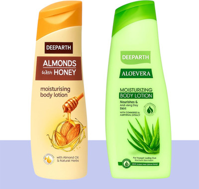Deeparth Herbal Care Lotion | Skin Softening & Nourishing | 100ML Each Pack(200 ml)