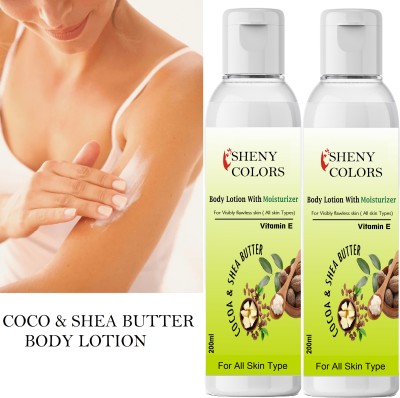 SHENY COLORS Coco Body Lotion Moisturizing & Hydrating Skin/Winter Moisturizer(400 ml)