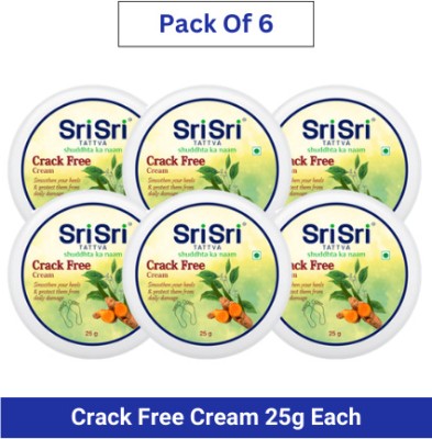 Sri Sri Tattva Crack Free Cream ( Pack Of 6, 25g Each)(150 g)