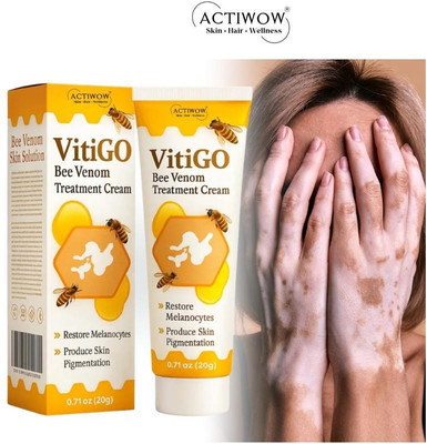 ACTIWOW Vitigo Bee Venom Cream for Everyday Glow Ritual Cream Moisturizer(100 g)