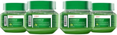 JIVA Aloe Honey Gel - For Soothing & Moisturizing - 100 g - Pack of 4(400 g)