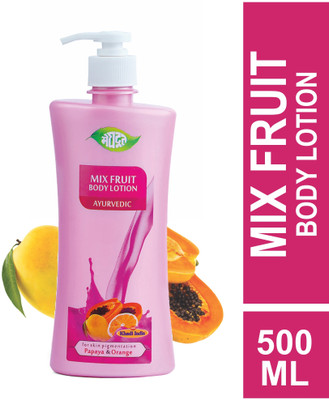 MEGHDOOT Mix Fruit Body Lotion Ayurvedic 500ml ( Pack of 1)(500 ml)