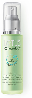Lotus Organics+ Divine Nutritive Hydrating Lotion SPF 20 | For Dry Skin | Soft & Nourished Skin(50 ml)