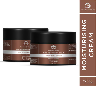 THE MAN COMPANY Daily Moisturiser for Men | for Dry Skin | with Shea Butter(100 g)