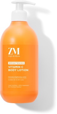 ZM Zayn & Myza Vitamin C Body Lotion, Glow Reviving & Skin Brightening, Shea Butter Lotion for(450 ml)