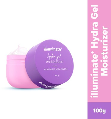 Aqualogica Illuminate + Hydra Gel Moisturizer with Wild Berries & Alpha Arbutin(100 g)