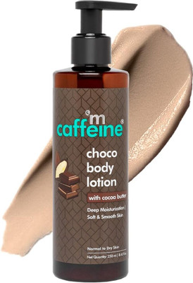 mCaffeine Deep Choco Body Lotion for Dry Skin | Moisturizer for Men & Women(250 ml)