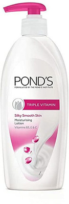 POND's TRIPLE VITAMIN SILKY SMOOTH BODY LOTION 600 ML X 1(600 ml)