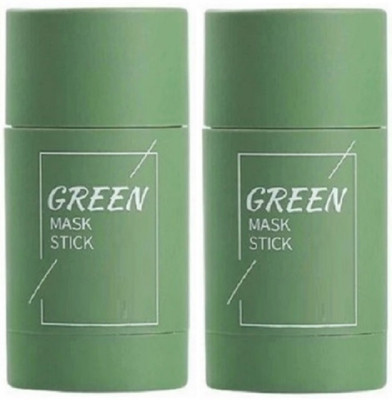 HUZURLU GREEN TEA PURIFYING ANTI-ACNE & OIL CONTROL CLAY MASK STICK COMBO(80 g)