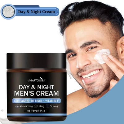 smartdrops Glow Whitening Cream for Men | Deep Moisturizing Skin Brightening Daily Cream(50 g)