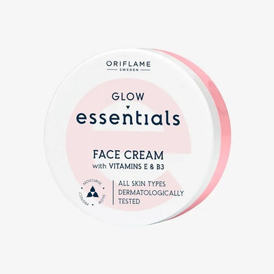 Oriflame Essentials Glow Essentials Face Cream with Vitamins E & B3(75 g)