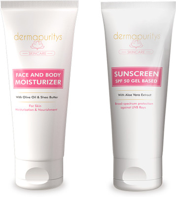 Dermapuritys Derma Puritys Sunscreen SPF 50- 100ml | Face & Body Moisturizer - 100ml(200 ml)