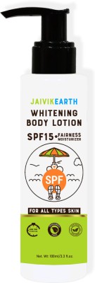 Jaivik Earth ™ Ayurvedic whitening body lotion to reduce darkness and dark spot to your body(100 ml)