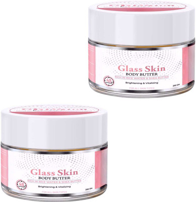 DOOMSDAY GLASS BODY BUTTER FOR BRIGHTENIG & VITALIZING SKIN PACK OF 200g x 2(400 g)