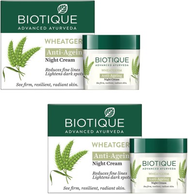 BIOTIQUE WheatgermNightCream 50g each-2(100 g)