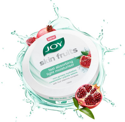 Joy Skin Fruits Fast Absorbing Light Moisturiser Cream with Fruit Vitamins Complex(150 ml)